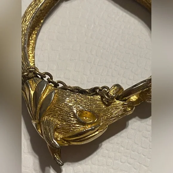 🐴 Vintage Equestrian Horse Bangle Bracelet #9275 - Picture 6 of 9